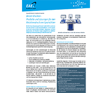 Pressetext (Auszug) für die Imagewerbung eines Anbieters hoch automatisierter Antriebs-, Steuerungs- und Workflowsysteme.